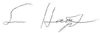 Sean Hagerty signature