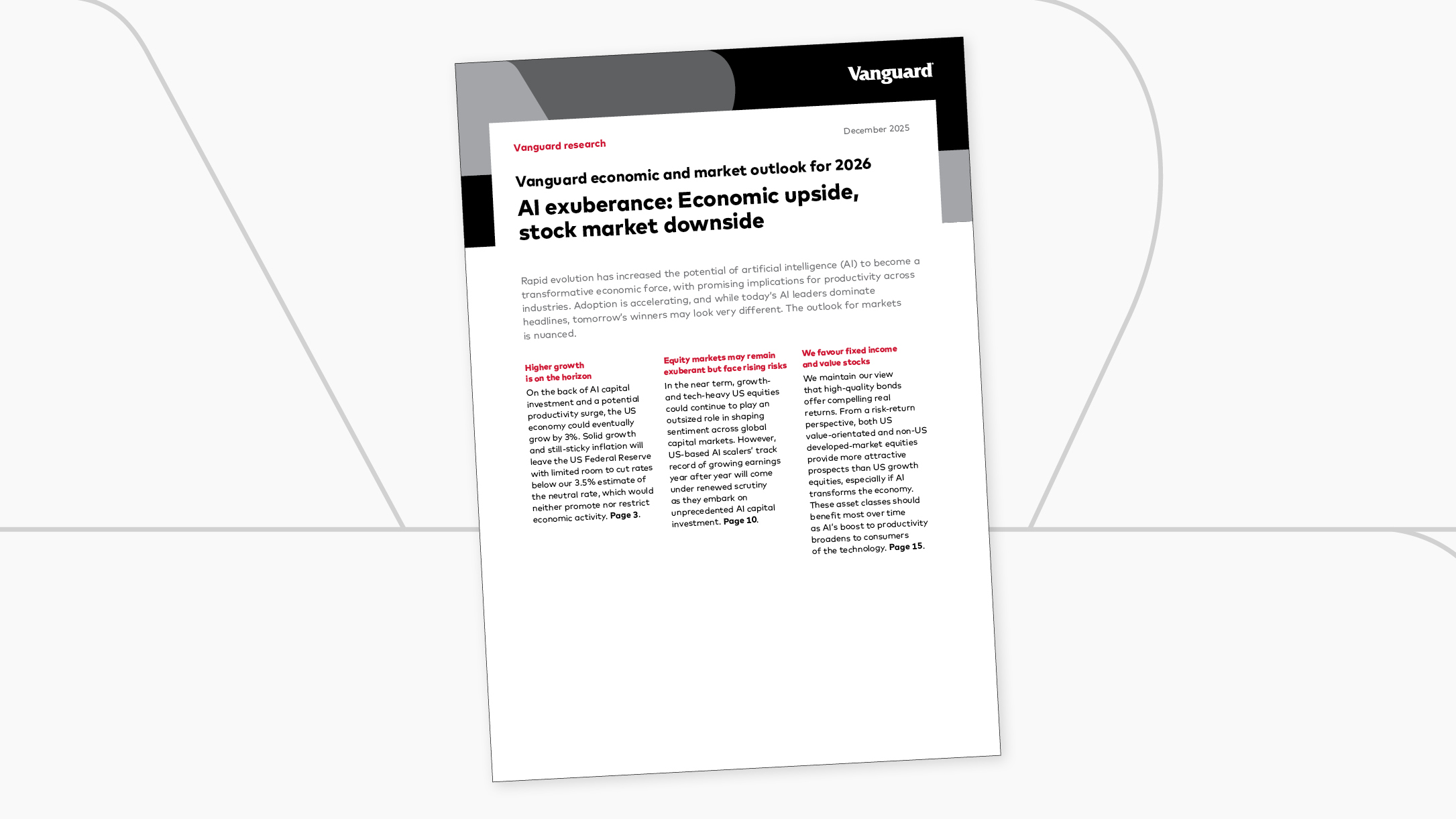 Vanguard Economic and Market Outlook for 2026 | Vanguard UK Professional