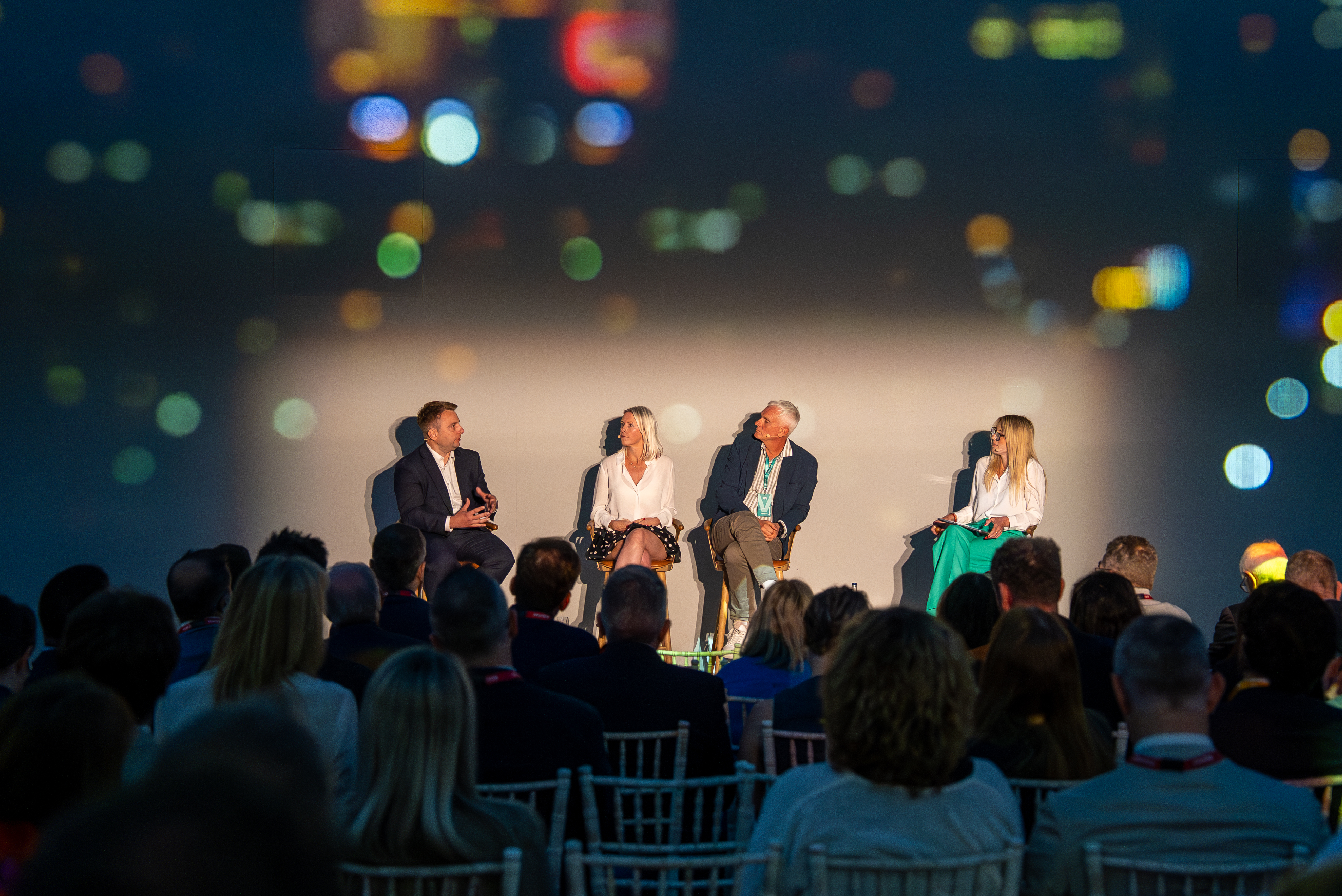 Nick Davis, Cathi Harrison, Ian Dickinson and Selina Kirby on stage